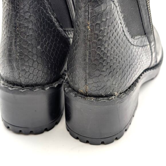 Vintage Foundry Co. Alara Ankle Boot Round Toe Women's Black Size US8 EU38.5 - Picture 9 of 9